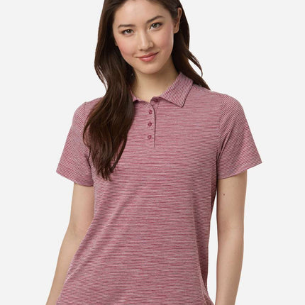 Team 365 Women’s Relay Heathered Stripe Polo – TT125W