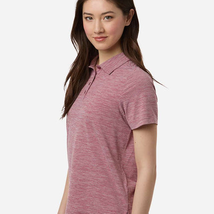 Team 365 Women’s Relay Heathered Stripe Polo – TT125W