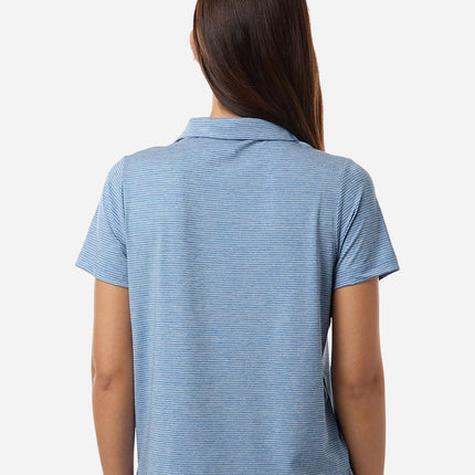 Team 365 Women’s Relay Heathered Stripe Polo – TT125W