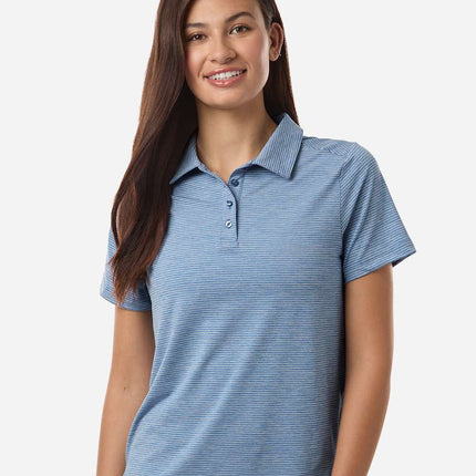 Team 365 Women’s Relay Heathered Stripe Polo – TT125W