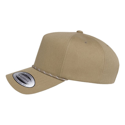 YP Classics 5079BD – Retro Cotton Blend Five‑Panel Rope Cap