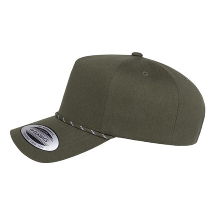 YP Classics 5079BD – Retro Cotton Blend Five‑Panel Rope Cap