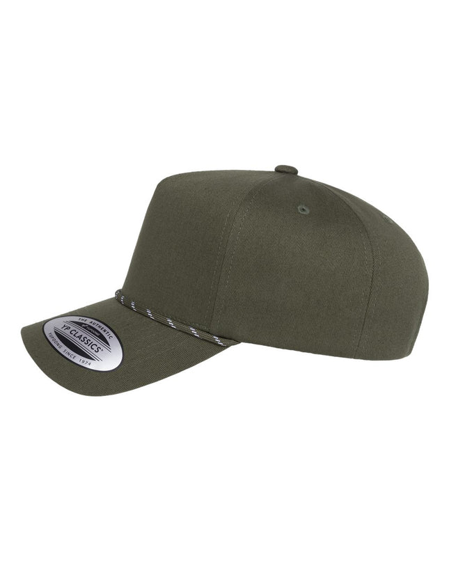 YP Classics 5079BD – Retro Cotton Blend Five‑Panel Rope Cap