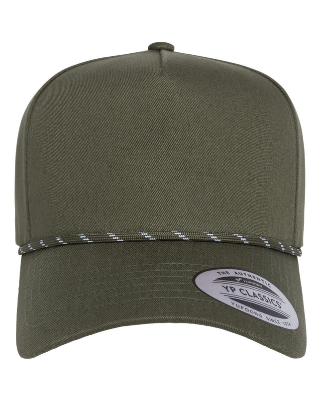 YP Classics 5079BD – Retro Cotton Blend Five‑Panel Rope Cap