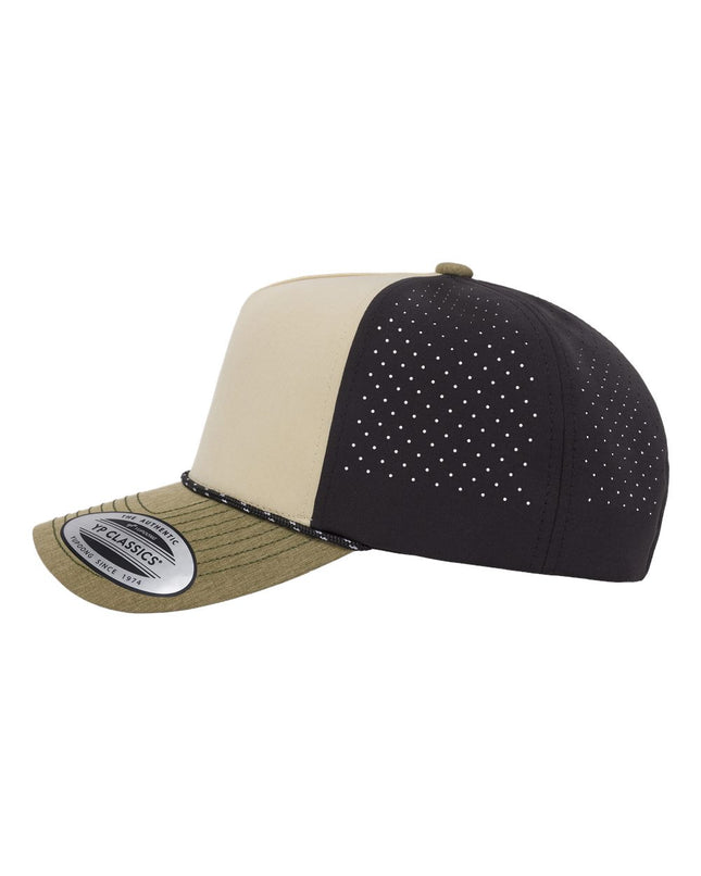 YP Classics 5389BD – Five‑Panel Perforated Rope Cap