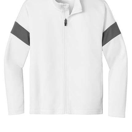 Sport‑Tek® Youth Travel Full‑Zip Jacket – YST800